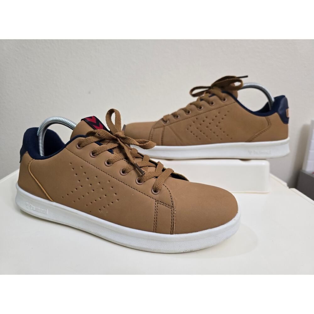 Hummel Casual Sneakers Tan Low Top Lace-Up  Men's Size 9 Modern
